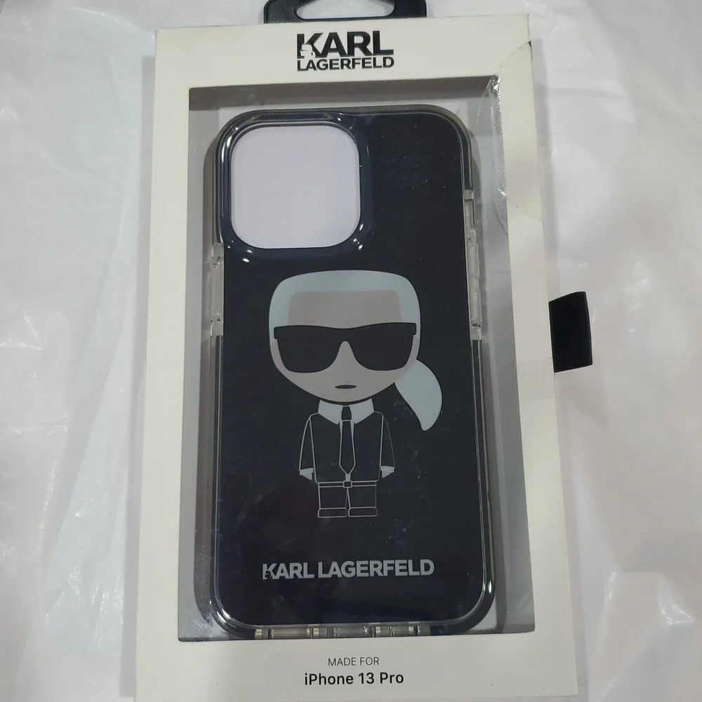 Karl Lagerfeld black iPhone 13 Pro slim profile phone case brand‎ new